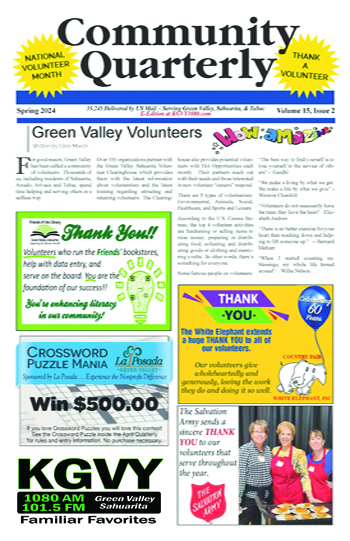 Photo of KGVY Community Quarterly Spring  2024